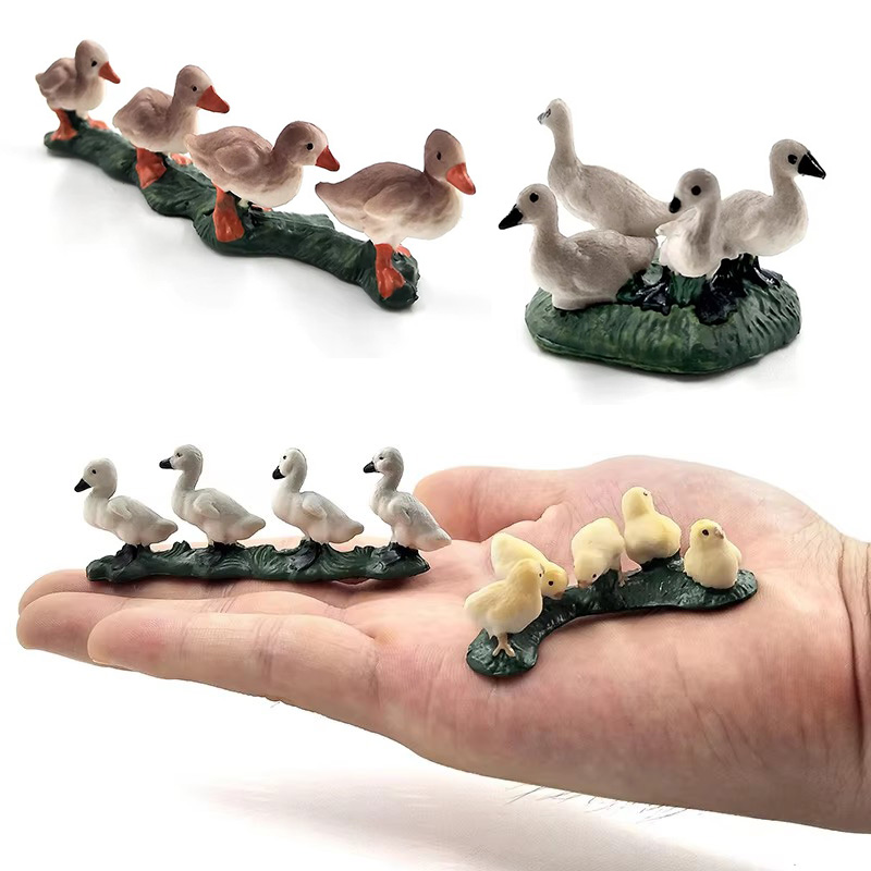 Bonsai Garden In Japan - Simulation Chicken Duck Goose Farm Animal