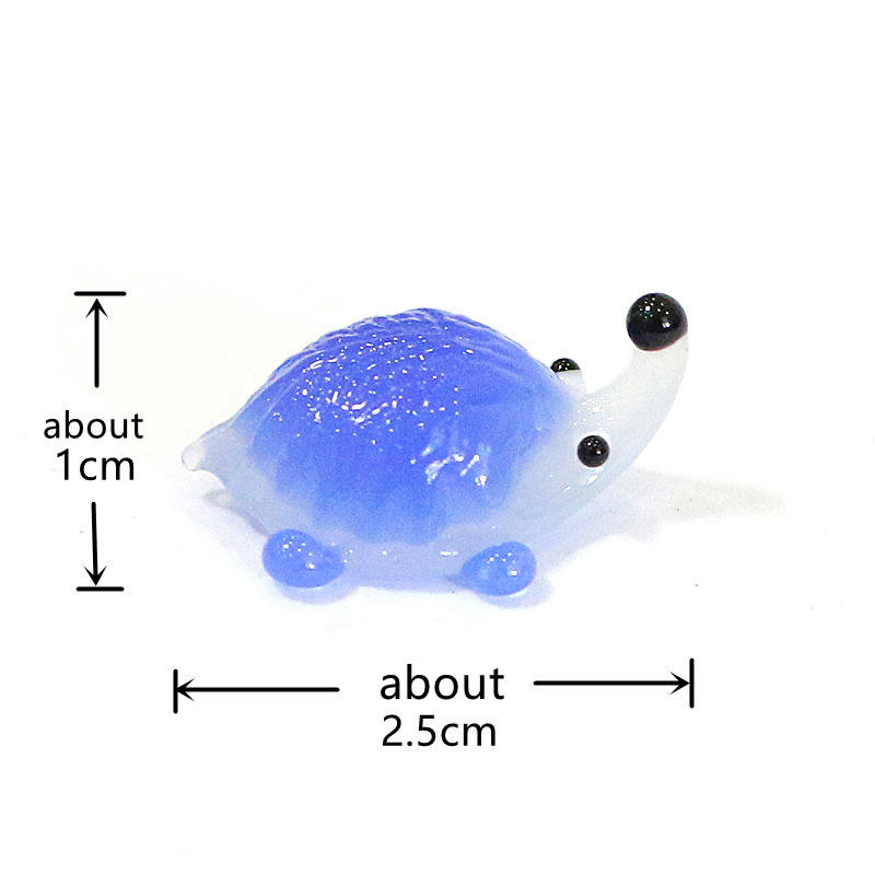 Handmade Mini Glass Hedgehog F - огляд і ціна Bonsai Garden In Japan