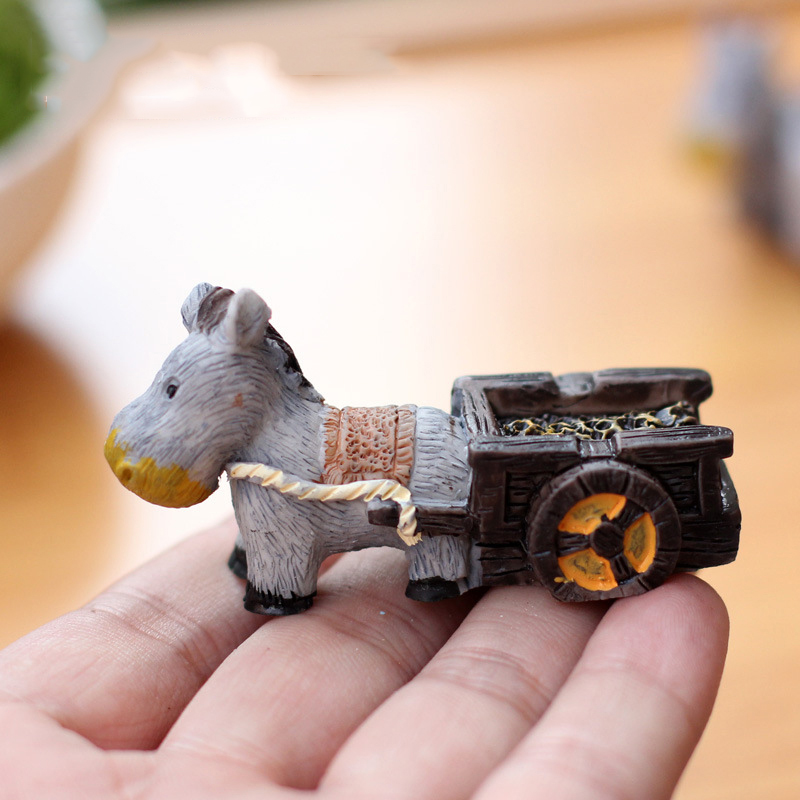 Animal Figurines Mini Donkey P - огляд і ціна Bonsai Garden In Japan