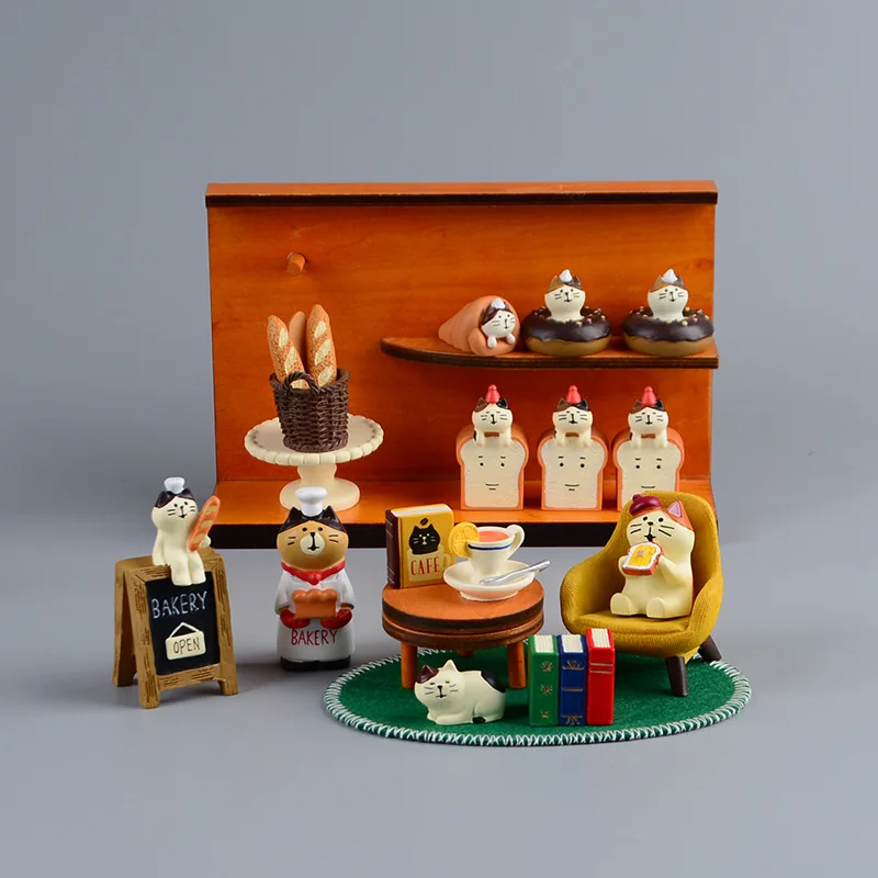 Zakka Style Cartoon Cat Bread  - огляд і ціна Bonsai Garden In Japan