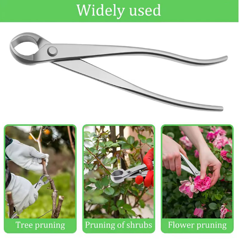 2pcs 210mm Stainless Steel Bon - огляд і ціна Bonsai Tool Set