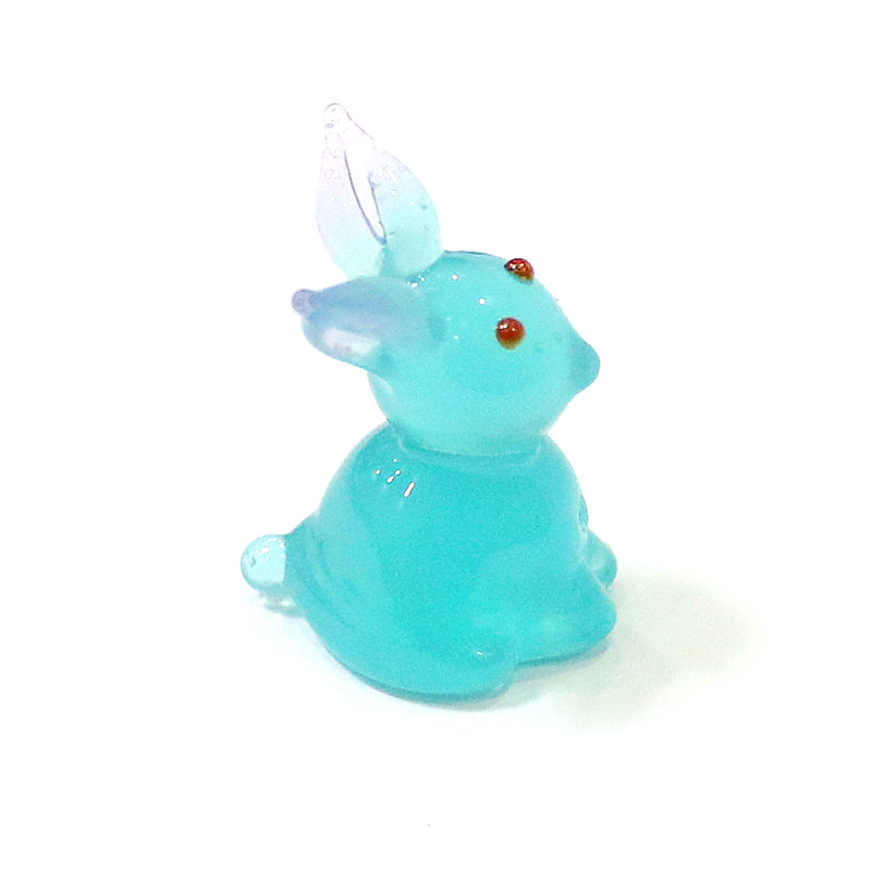 2pcs Mini Glass Bunny Figurine - огляд і ціна Bonsai Garden In Japan