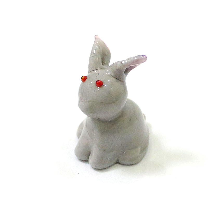 2pcs Mini Glass Bunny Figurine - огляд і ціна Bonsai Garden In Japan