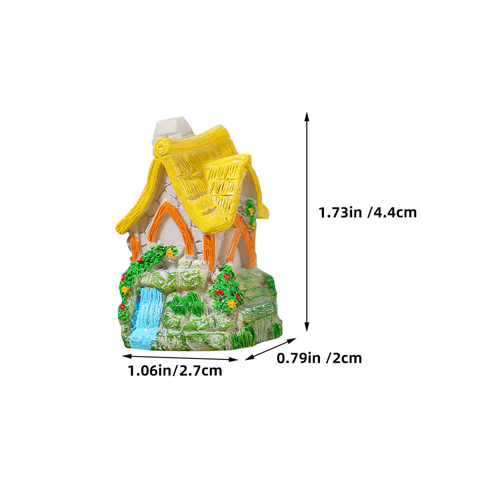 6Pcs Resin Mini House Decor fo - огляд і ціна Bonsai Garden House