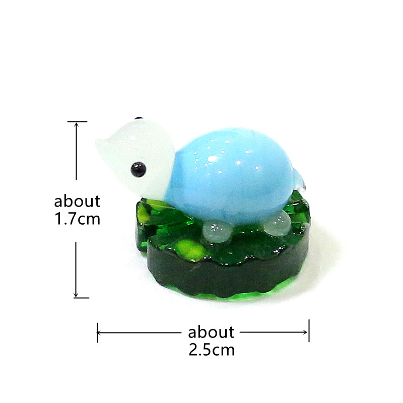 2pcs Colorful Mini Turtle Stat - огляд і ціна Bonsai Garden In Japan