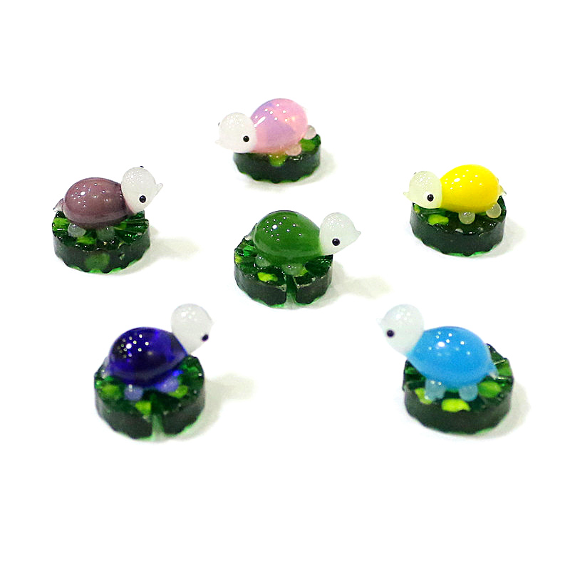 2pcs Colorful Mini Turtle Stat - огляд і ціна Bonsai Garden In Japan