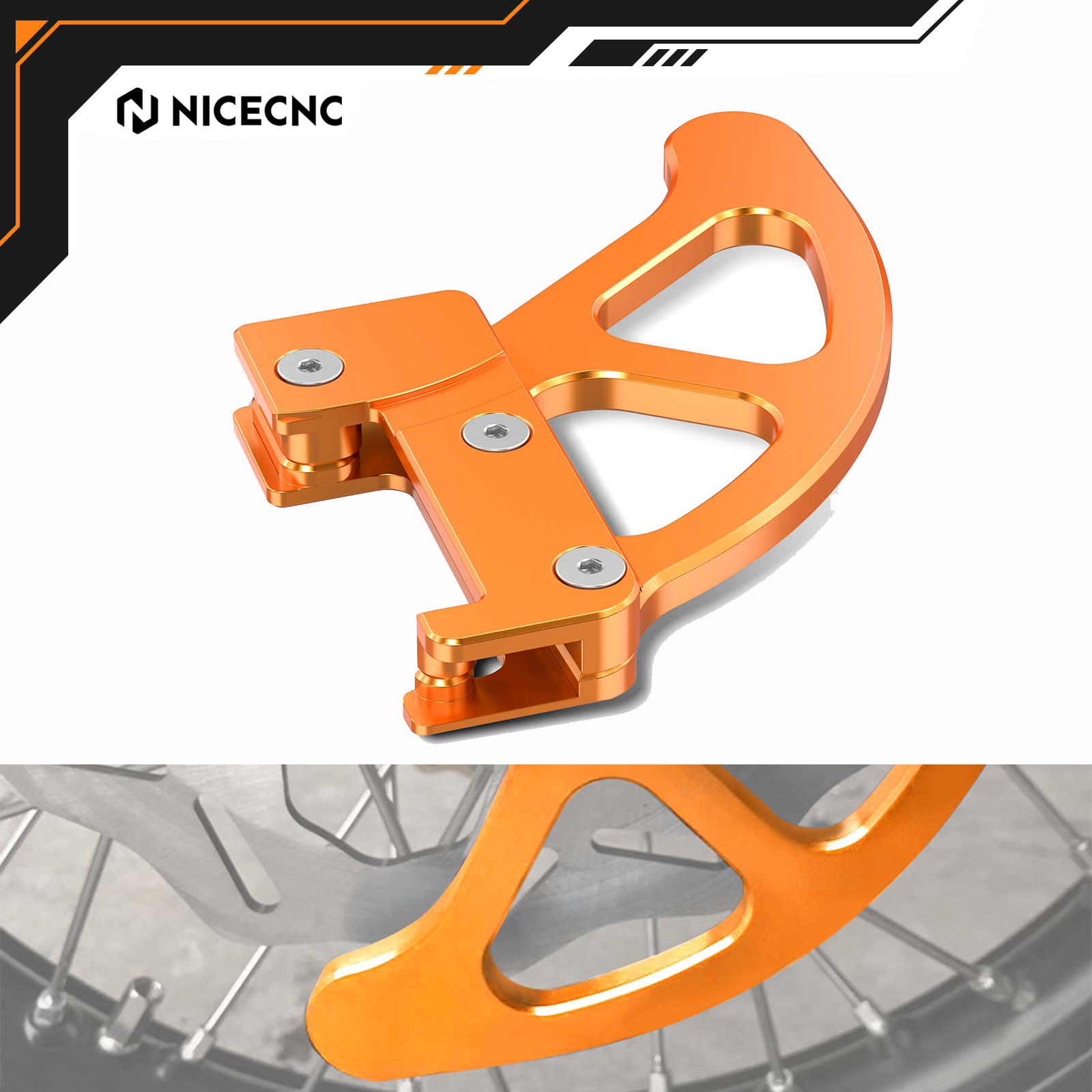 NICECNC Rear Brake Disc Guard  - огляд і ціна Husqvarna Chainsaw 450