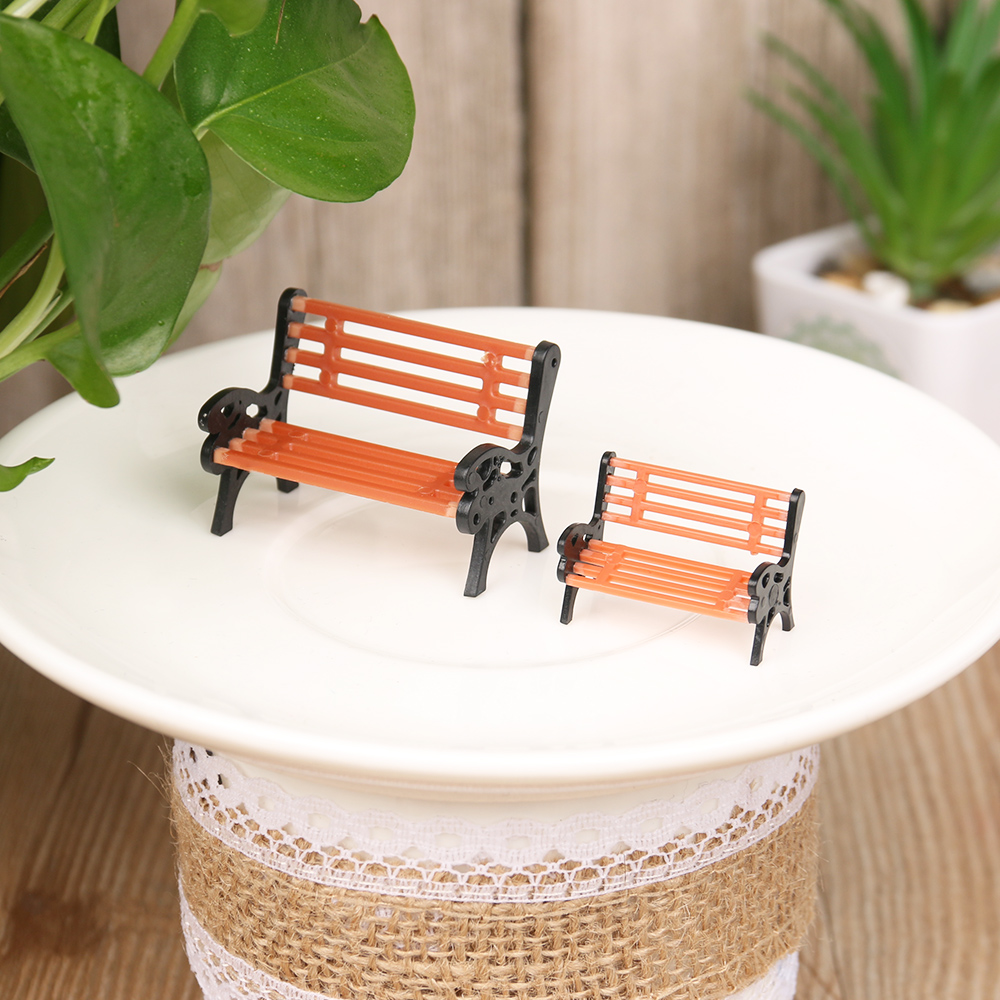 1PC Resin Miniature Bench Stoo - огляд і ціна Bonsai Garden House
