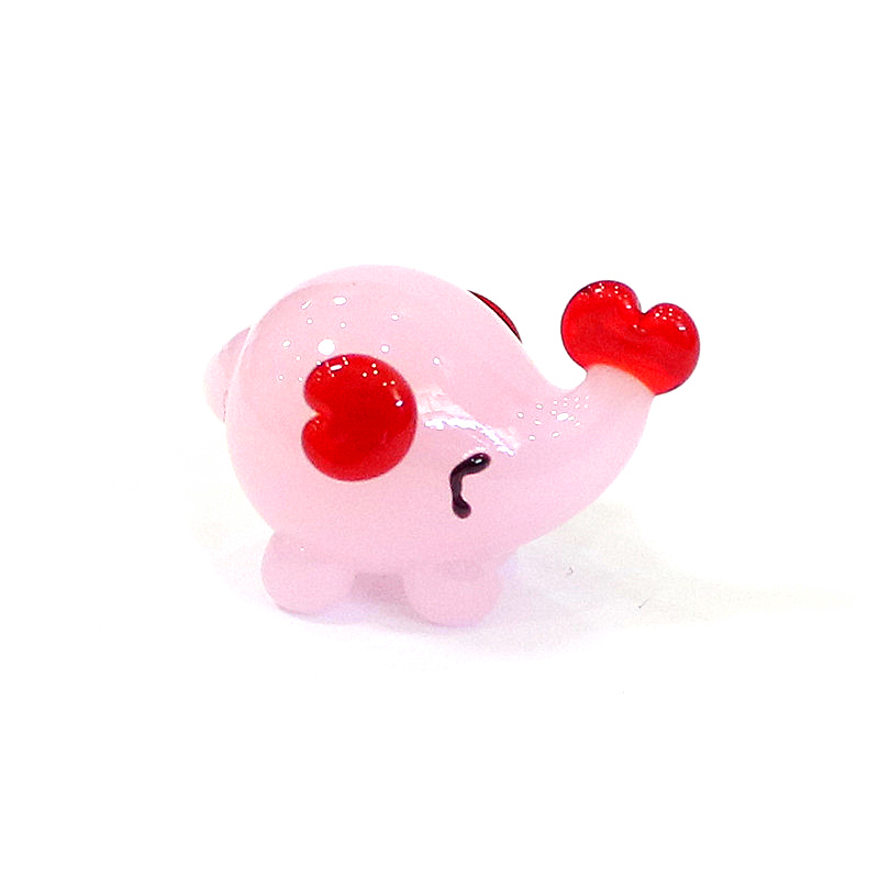 Cute Mini Glass Elephant Figur - огляд і ціна Bonsai Garden In Japan